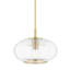 Luminaire suspendu en forme de dôme à 1 lumière Maggie-767010704