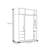 Modern Simple Push Pull Closet-109750800