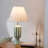 Handcrafted Eterna Bone Inlay Green Decorative Lamp Base