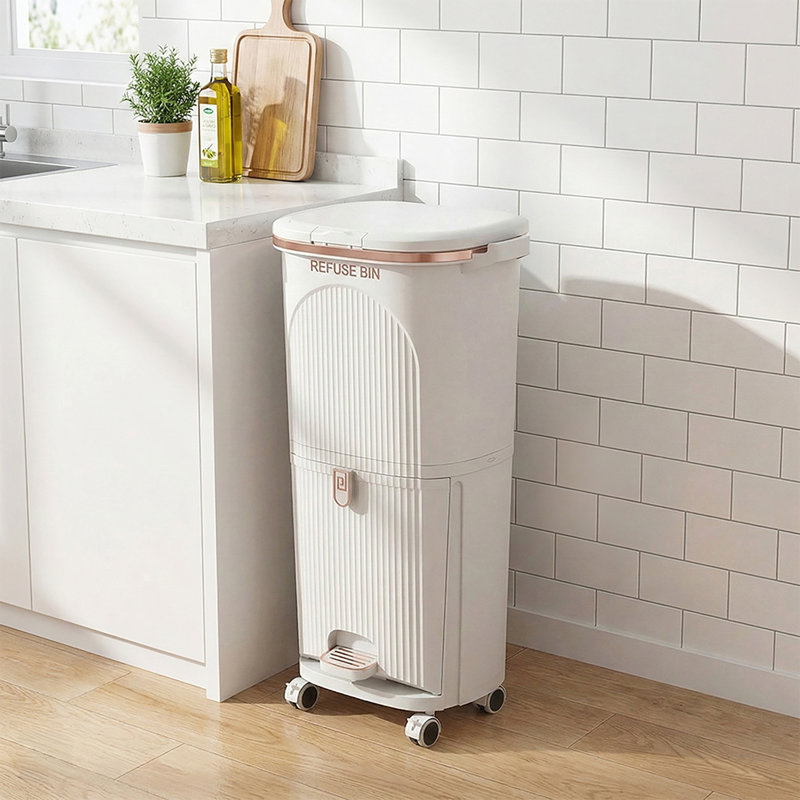 Pp Manual Lift Waste Bin - 38L