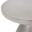 Table de bout en béton léger pour les espaces extérieurs - meuble d'appoint moderne