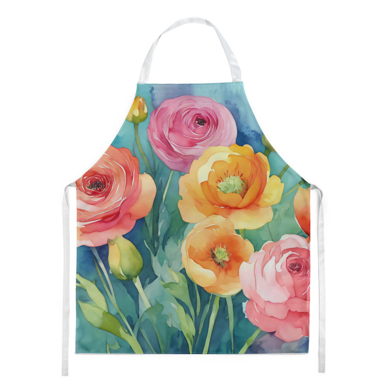 Floral Bib Apron