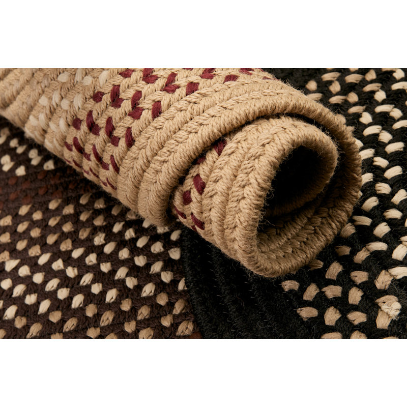 Tapis intérieur / extérieur Omaha - bleu minuit, Rond 9 pi