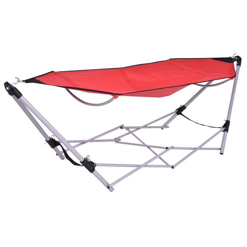 Braunstone Camping Hammock with Stand, Red