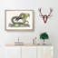 Brown Viper Snake by Mark Catesby - Picture Frame Painting Print-55513146-55513145