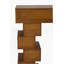 Console en bois avec tablette inférieure ouverte