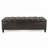 PU Upholstered Bench with Rubber Wood Legs,