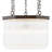CDJ Chandelier Estela bronze highlight finish clear glass