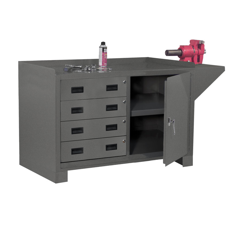 60'' W Steel Top Workbench