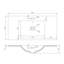 Whitfield 800 mm Freestanding Single Vanity with Integrated Glass Basin-32914062