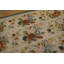 Antique Ivory European Floral Pattern English Victorian Needlepoint Carpet