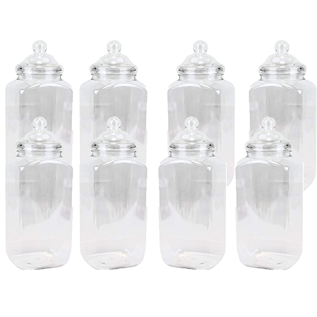 Jumbo Square Plastic 4500ml Storage Jar