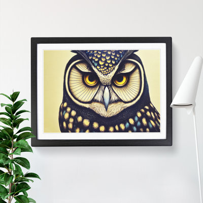 Effervescent Owl - Single Picture Frame Painting