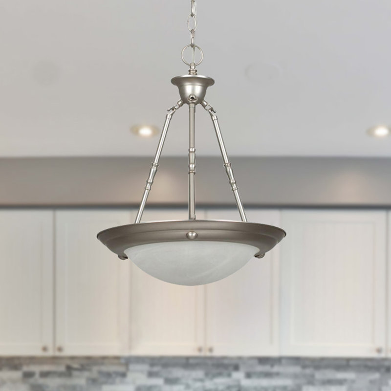 Kazuko 2 - Light Satin Nickel Single Pendant