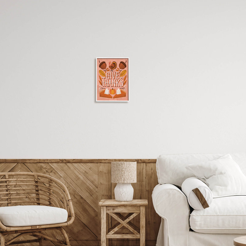 Offrez des citrouilles botaniques - 132, H 14 po x l 11 po x P 1,5 po, Giclée encadrée blanc bord de mer