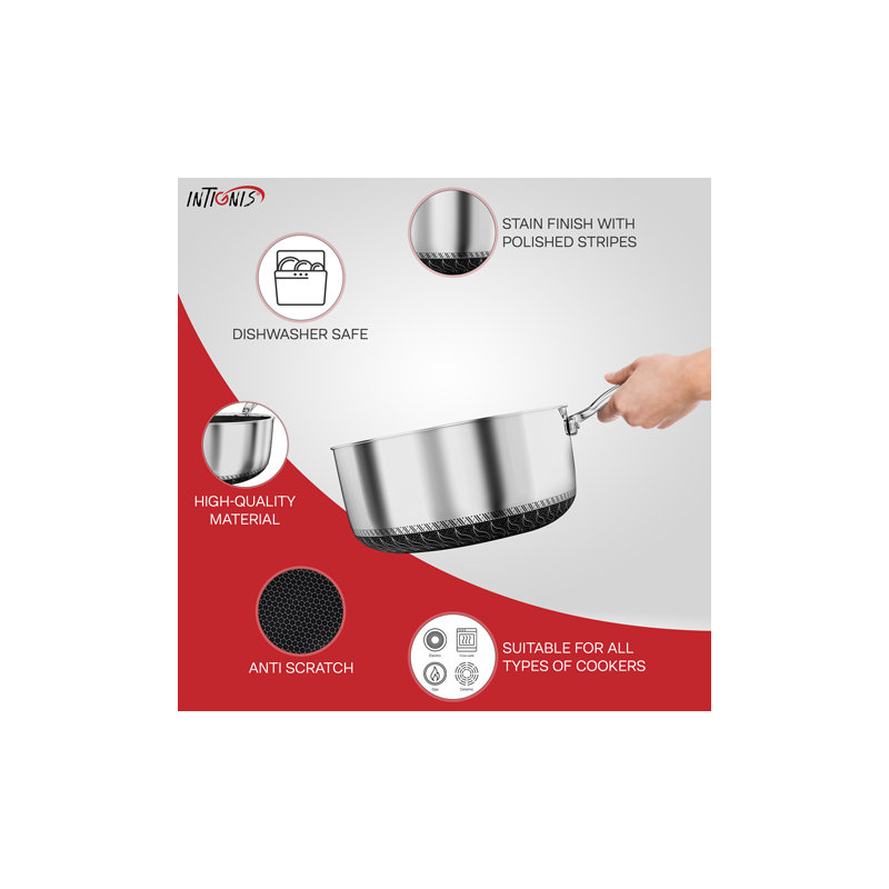 2L Stainless Steel Saucepan