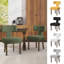 Chaises de salle à manger en forme de T Boucle Lamb (ensemble de 6)-217507476