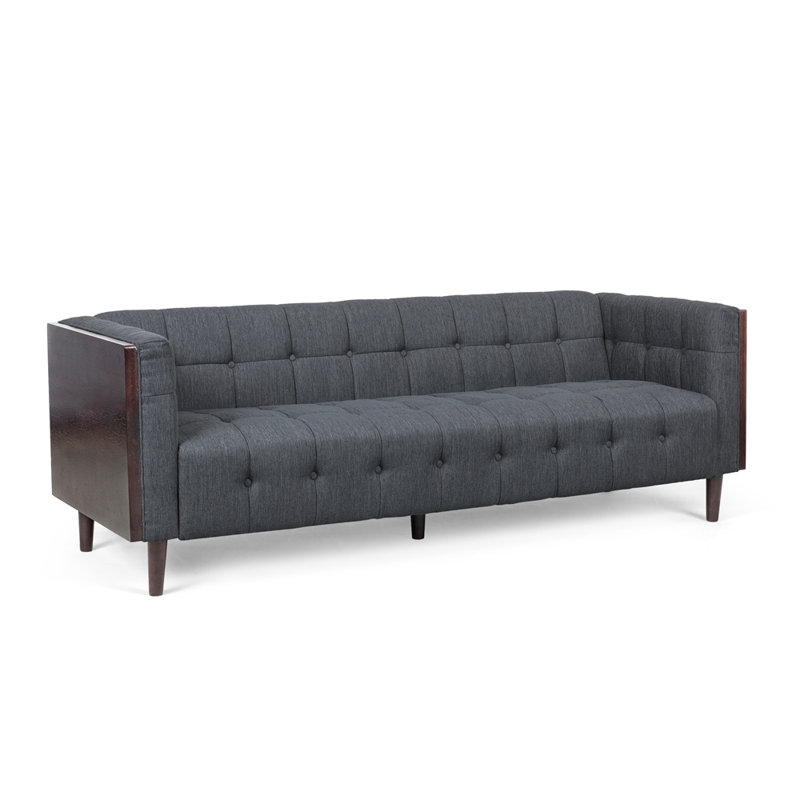 Canapé 3 places, Gris anthracite