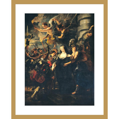 The Medici Cycle: Marie de Medici (1573-1642) Escaping from Blois 21st-22nd February 1619 by Peter Paul Rubens -Framed Giclee Print