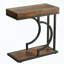 Table de couloir compacte avec structure semi-circulaire