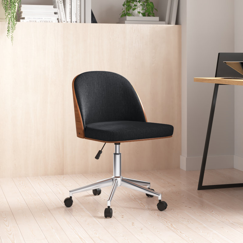 Chaise de bureau Ayumu, Gris foncé