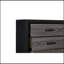 Commode grise et noire