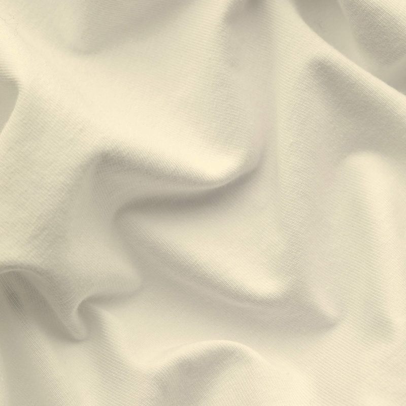 Jersey-Elasthan Spannbettlaken PURE für Topper 100% Bio-Baumwolle, Yellow Light, XL 180x200cm - 200x220cm