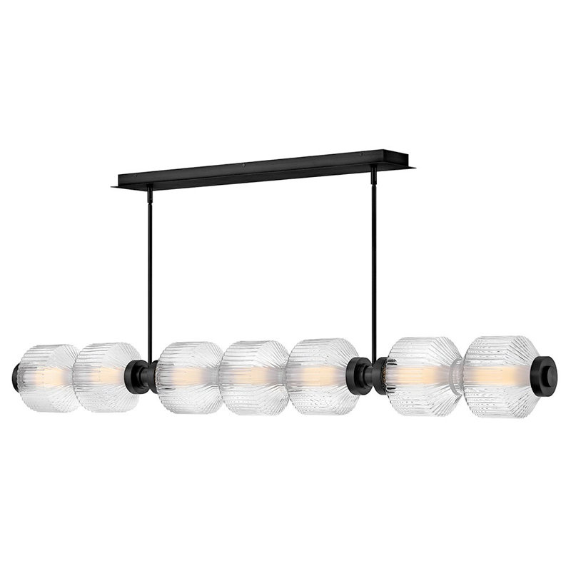 Reign 1 - Light LED Chandelier, Matte Black