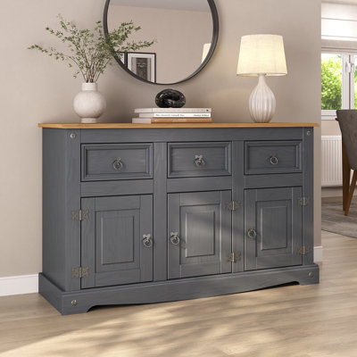 Aticus 125cm Solid Wood Sideboard