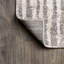 Tapis beige / gris foncé à rayures modernes Oconnor-2020359517