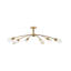 Atera 6 - Light Steel Dimmable Sputnik Modern Linear Chandelier-1164041083-1187045868