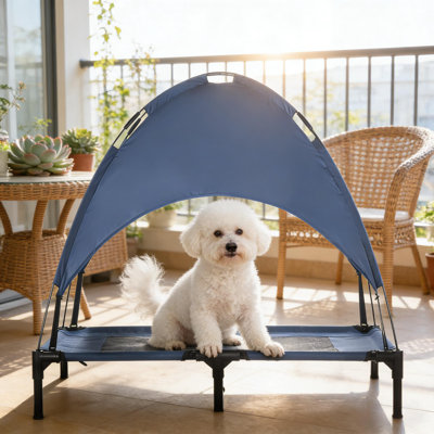 Lit pour animal de compagnie, lit pour chien portatif surélevé