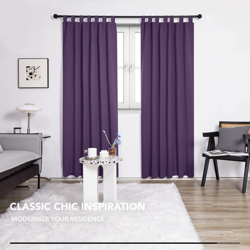 Rafaelle Blackout Curtain Pair, 55cm Width x 280cm Drop