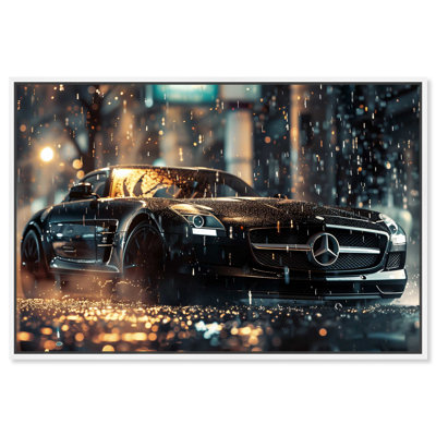 «Car In The Rain Sport Car Man Cave» par Notoriart