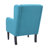 Lyric Quilted Wingback Chair With Solid Wood Legs -70169736