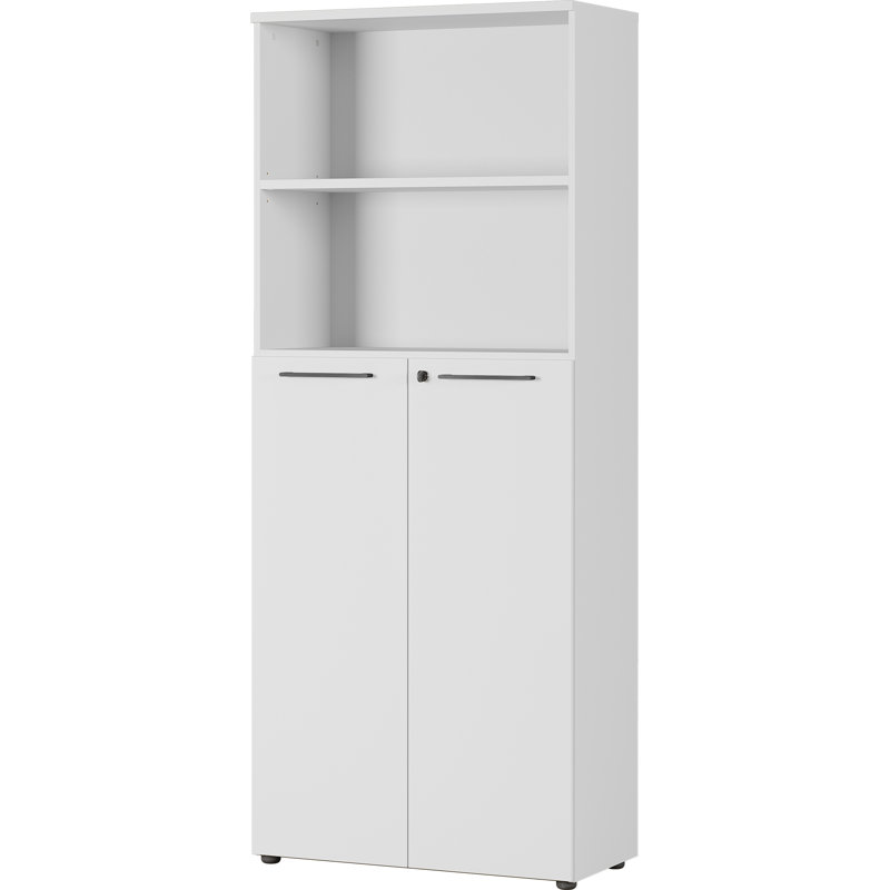 Miabella 2 -Door 3 -Shelf, Light Grey