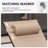 PURPLE LEAF Oversize Outdoor Chaise Lounge Chair Set of 3 Patio Pool Lounger Bronze Aluminum Chairs with Side Table Adjustable Tanning Recliner for Outside Backyard Yard Deck Balcony Beach-1301807408