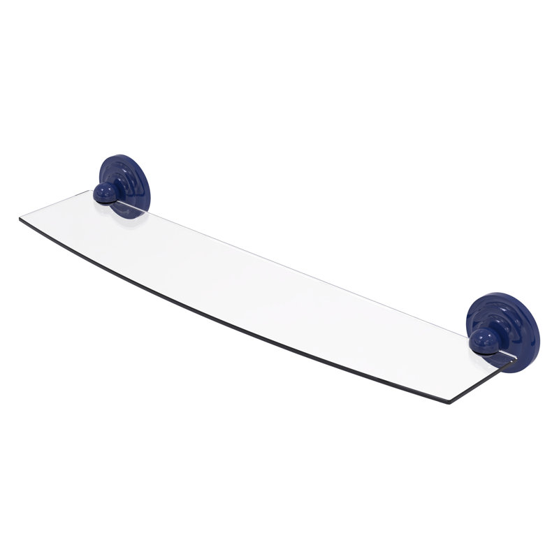 Tablette flottante Prestige Que New, H 3 po x l 24 po x P 5 po, Bleu méditerranéen