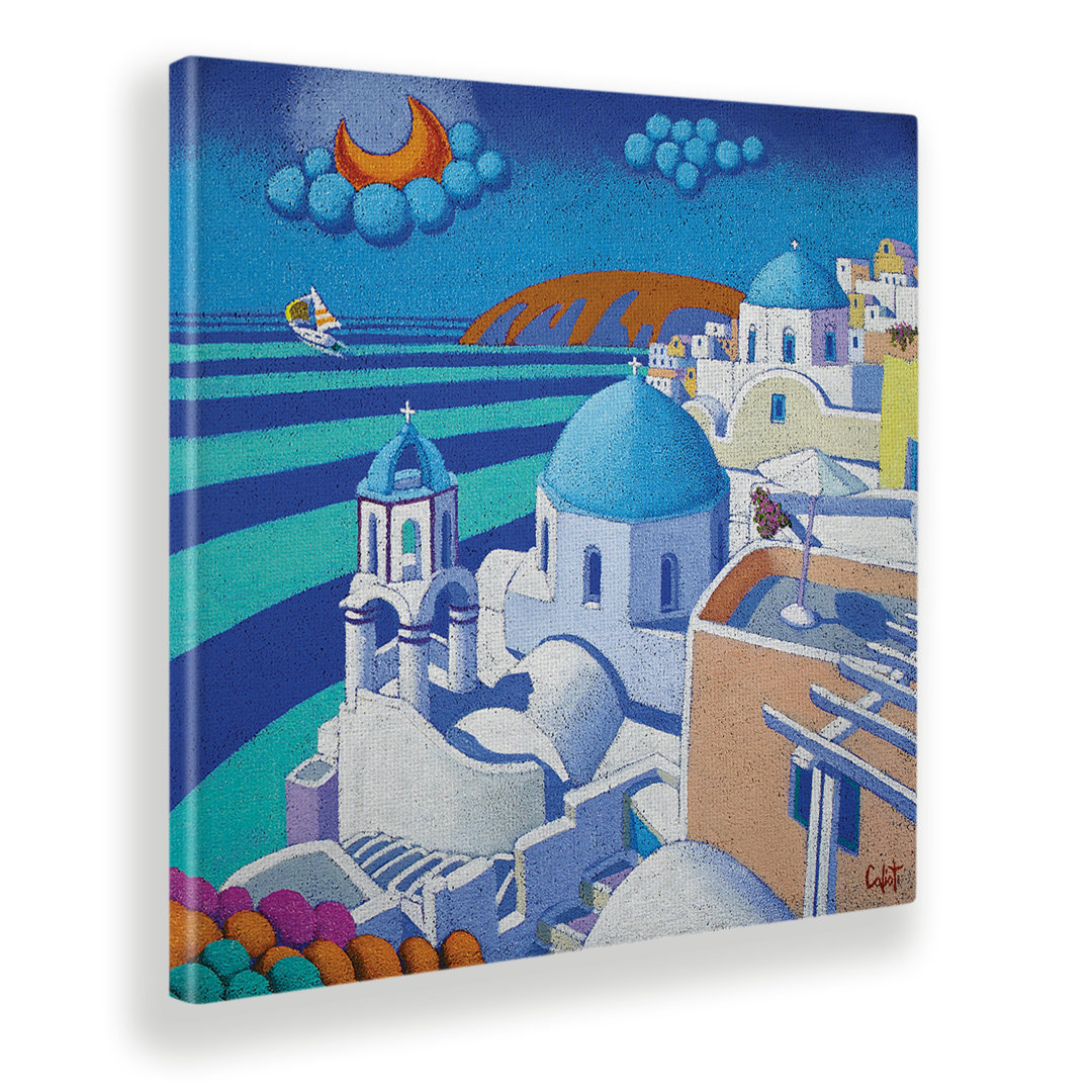 Acrylgemälde Santorini von Stefano Calisti