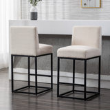 Bernardini Modern Upholstered Counter Stool