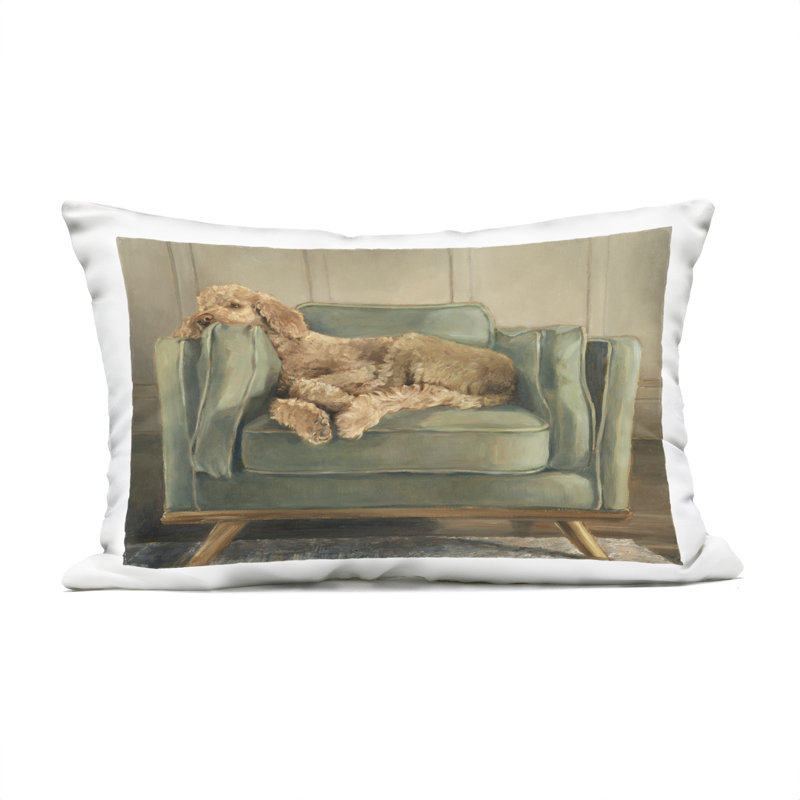 Coussin d'extérieur imprimé Antique