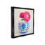 "Cadre fleuri et vase flottant rose" sur-605138007-605138003