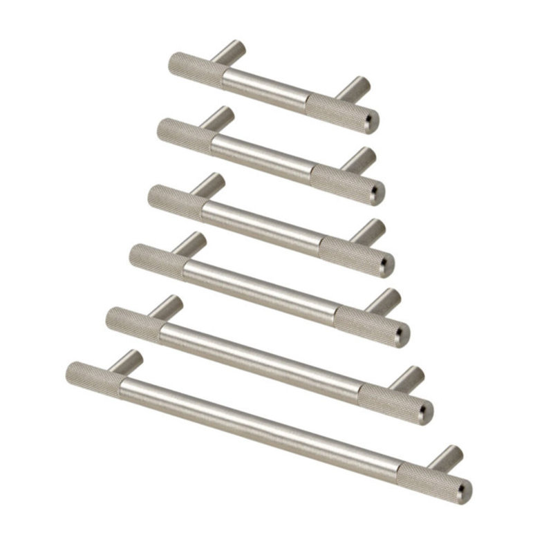 Modern Industrial Bar / Handle Pull, Satin Nickel