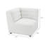Chaise d'angle rembourrée Tauja