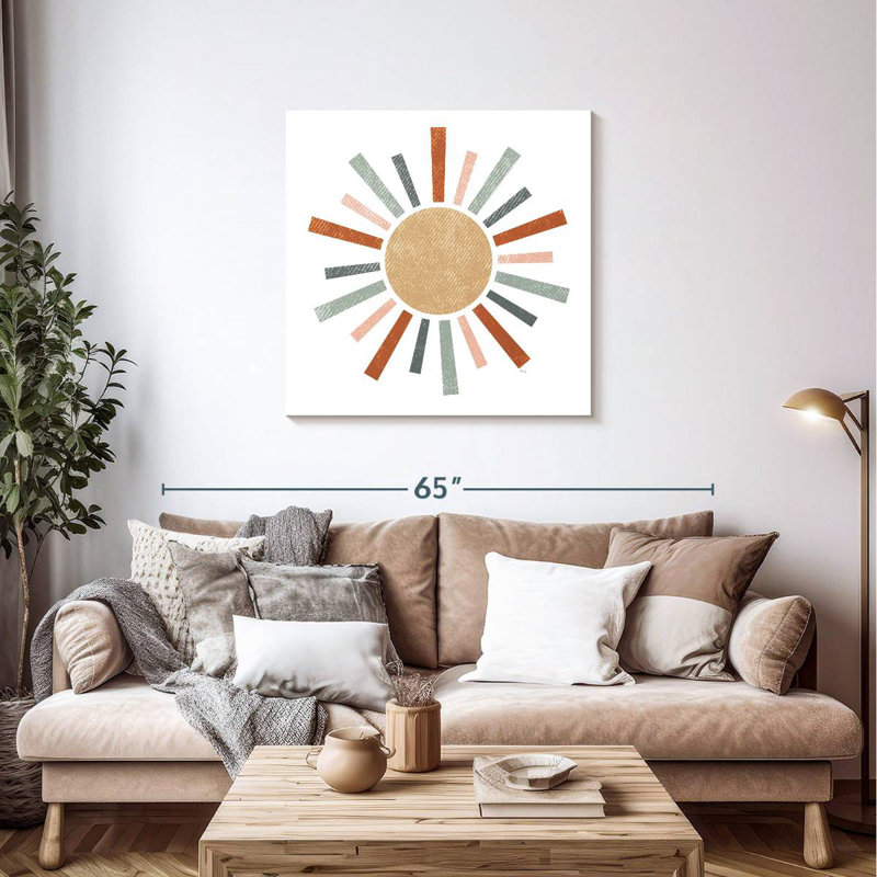 Oberle Rustic Rainbow Sun, 36" H x 36" W