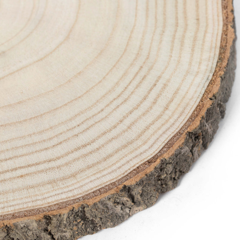 Millwood Pines Paulk Wood Tray, 1" H x 12" W x 12" D