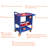 Tool Cart 40 Taper Tool Holder CNC Tool Cart CAT40 tool trolley BT40 Service Carts CNC machine tool service cart (CAT40 35 Capacity)