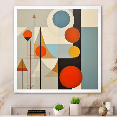 Serendipity Abstract Mid-Century Geometrics I - Abstract Midcentury Wall Art