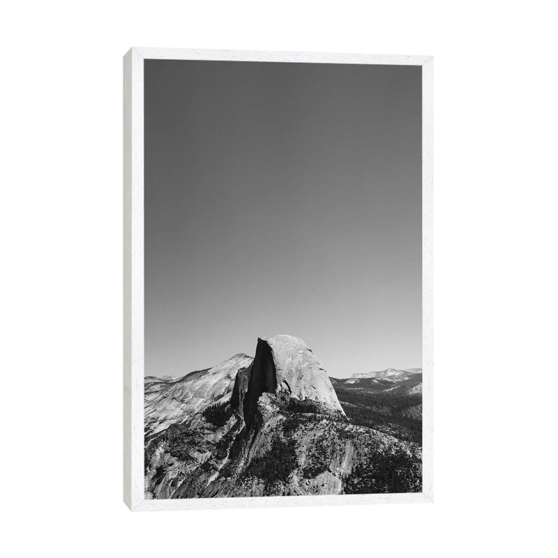 Glacier Point, Yosemite National Park by Bethany Young - Print on Canvas, White Framed, 101.6cm H x 66.04cm W x 3.81cm D