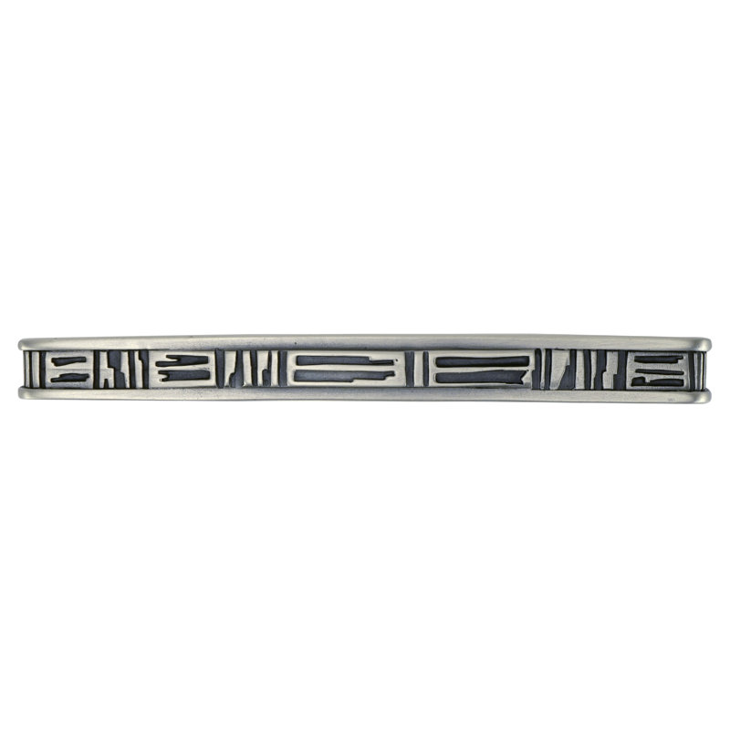 AMSTERDAM PULL IN PLATE, 3 1/2'', Silver